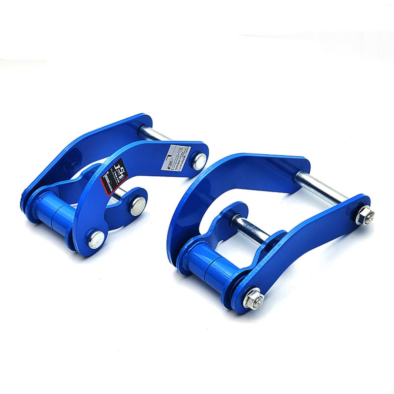 Rear Leaf Spring Comfort Double Shackles for Hilux REVO 20152023 Left or Right Rearward Shackle Bracket Kit Large Blue
